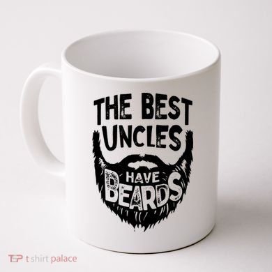 The Best Uncles Have Beards Shirt Funny Uncle Beard Gift Coffee Mug