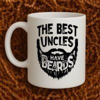 The Best Uncles Have Beards Shirt Funny Uncle Beard Gift Coffee Mug thumb 2