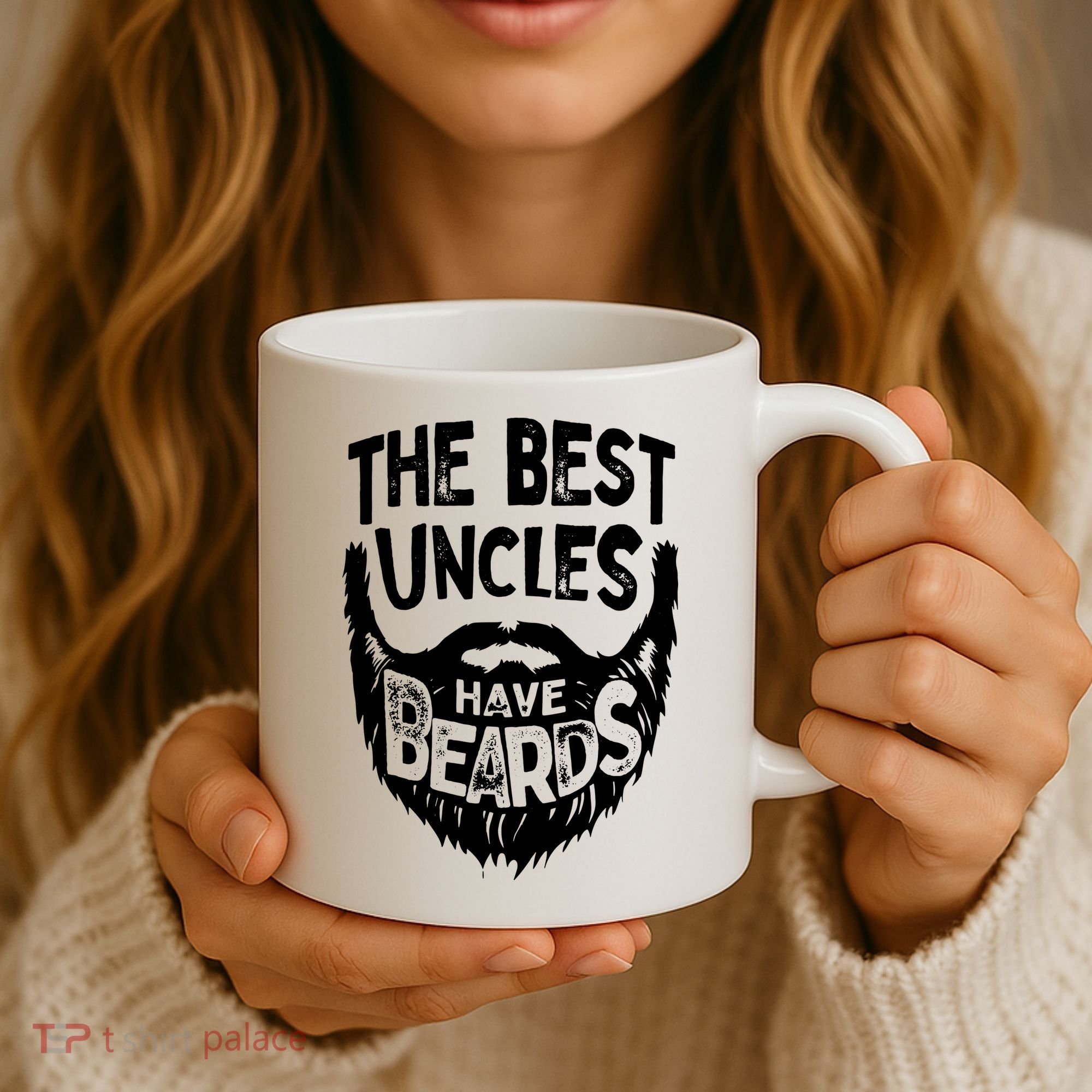 The Best Uncles Have Beards Shirt Funny Uncle Beard Gift Coffee Mug