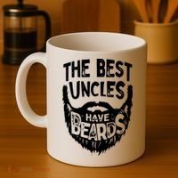The Best Uncles Have Beards Shirt Funny Uncle Beard Gift Coffee Mug thumb 4