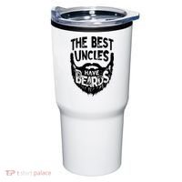 The Best Uncles Have Beards Shirt Funny Uncle Beard Gift Tumbler thumb 0