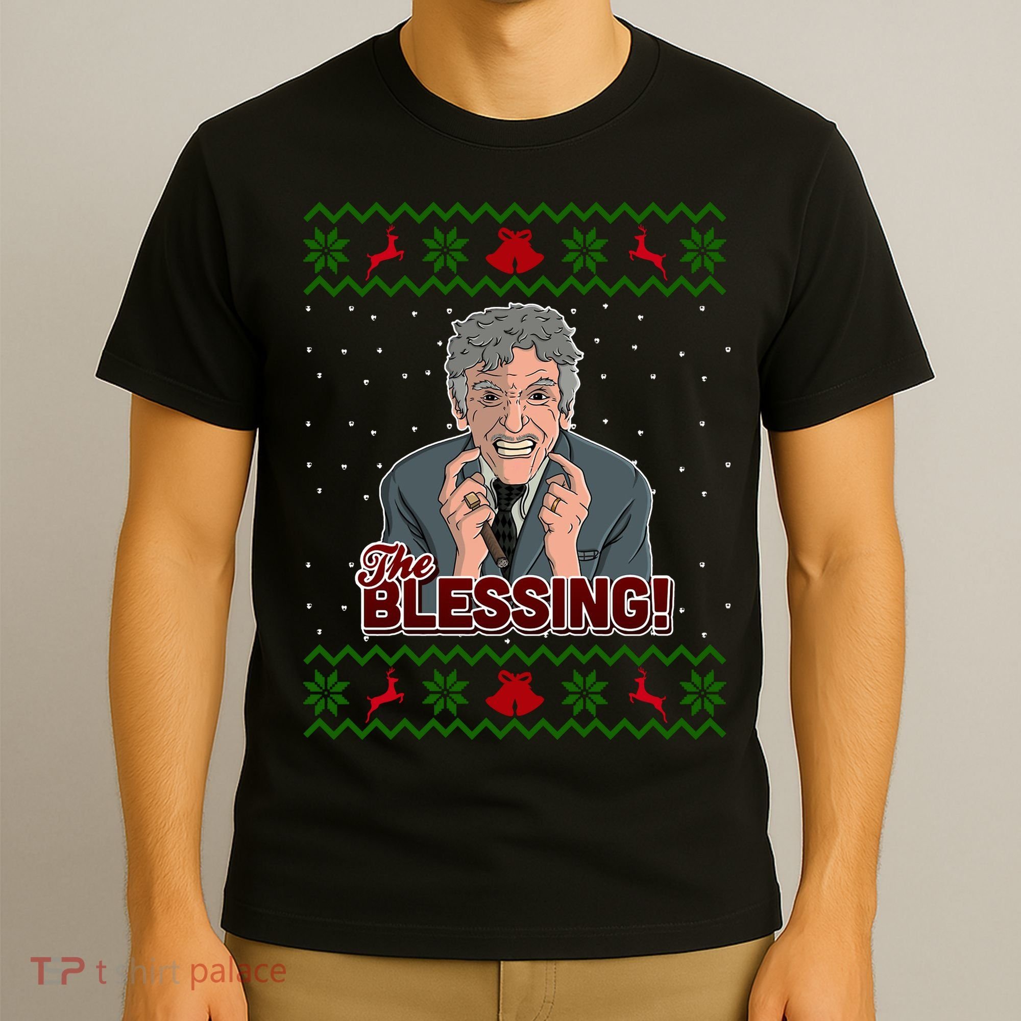 The Blessing Ugly Christmas Sweater Family Christmas T-Shirt