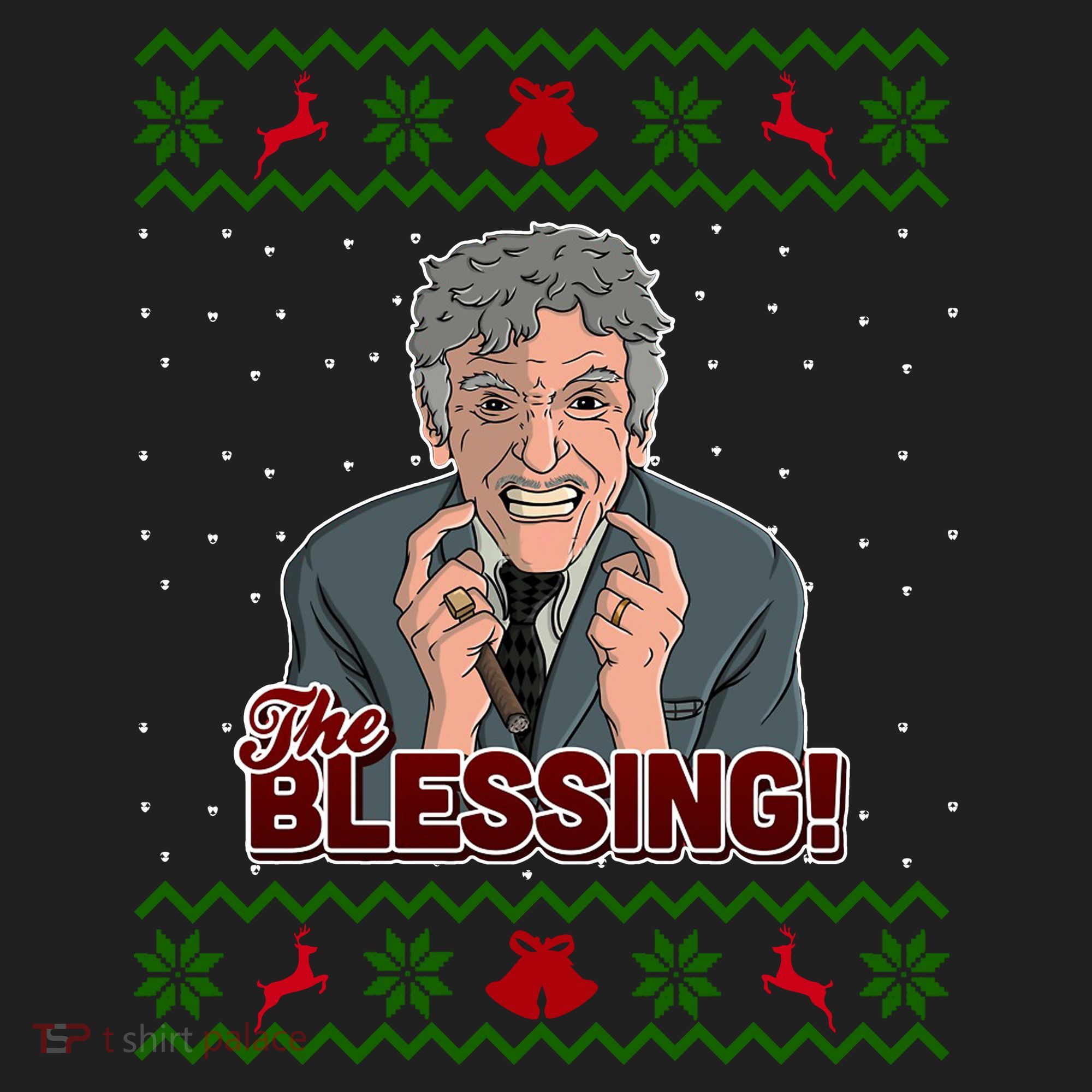 The Blessing Ugly Christmas Sweater Family Christmas Beanie