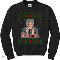 The Blessing Ugly Christmas Sweater Family Christmas Kids Sweatshirt thumb 0