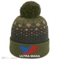 Trump Buff Ultra MAGA The Baniff Cuffed Pom Beanie thumb 0