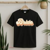 Team Bride Vintage Bachelorette Party T-Shirt thumb 2