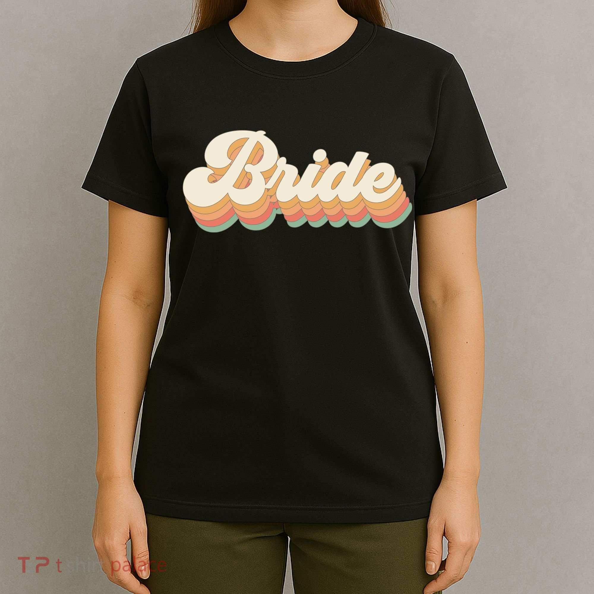 Team Bride Vintage Bachelorette Party T-Shirt