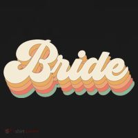 Team Bride Vintage Bachelorette Party T-Shirt thumb 7