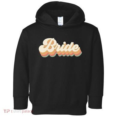 Team Bride Vintage Bachelorette Party Toddler Hoodie