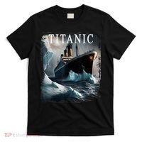 Titanic Boat Vintage Cruise Ship Sailing in 1912 hit Iceberg T-Shirt thumb 0