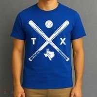 Texas Baseball Vintage Sport T-Shirt thumb 3
