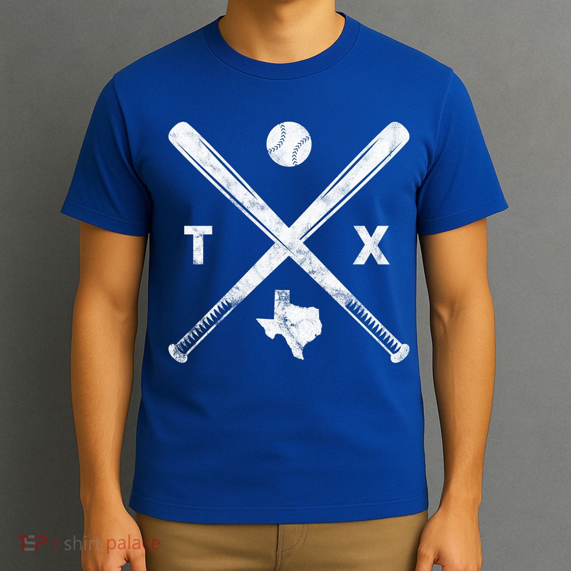 Texas Baseball Vintage Sport T-Shirt