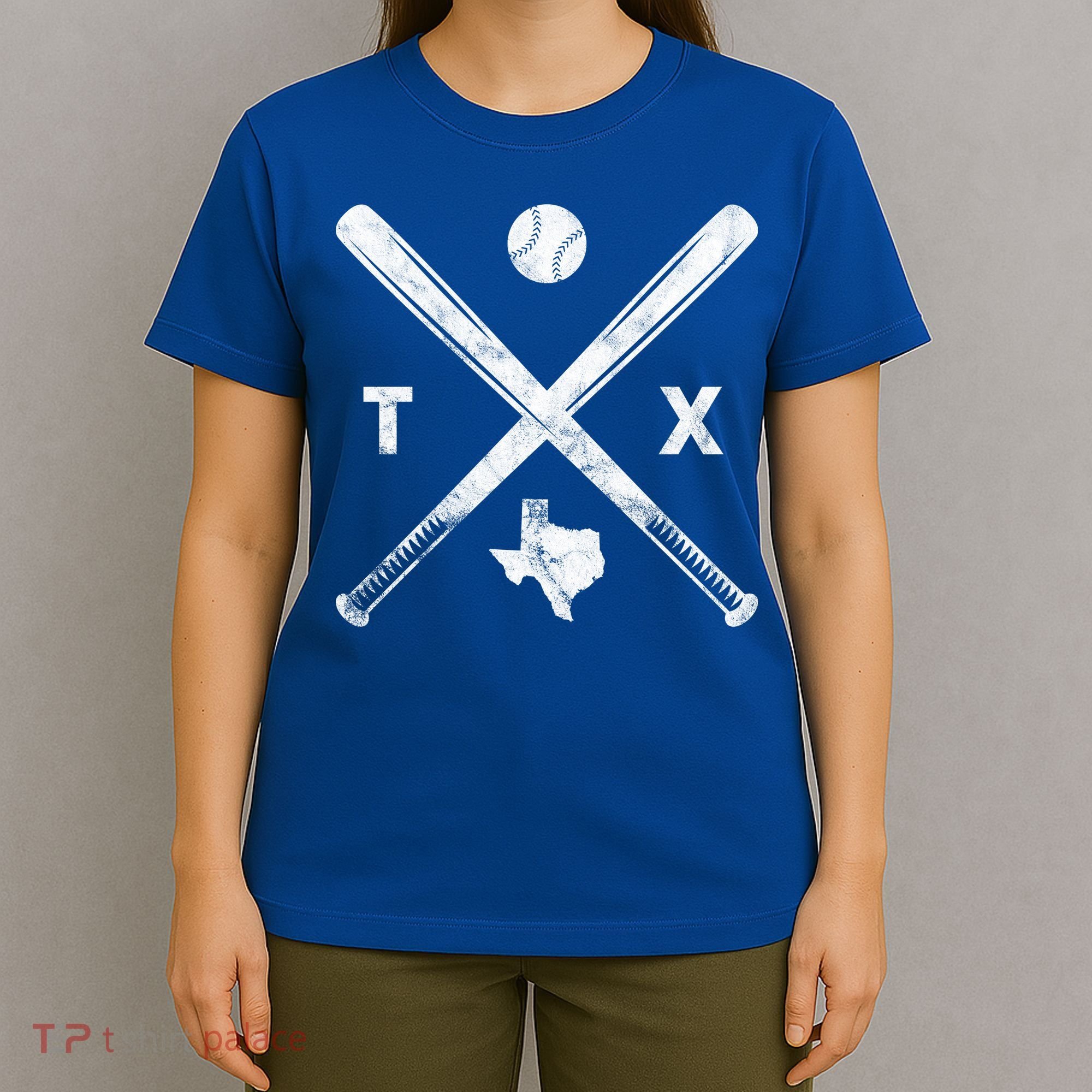 Texas Baseball Vintage Sport T-Shirt