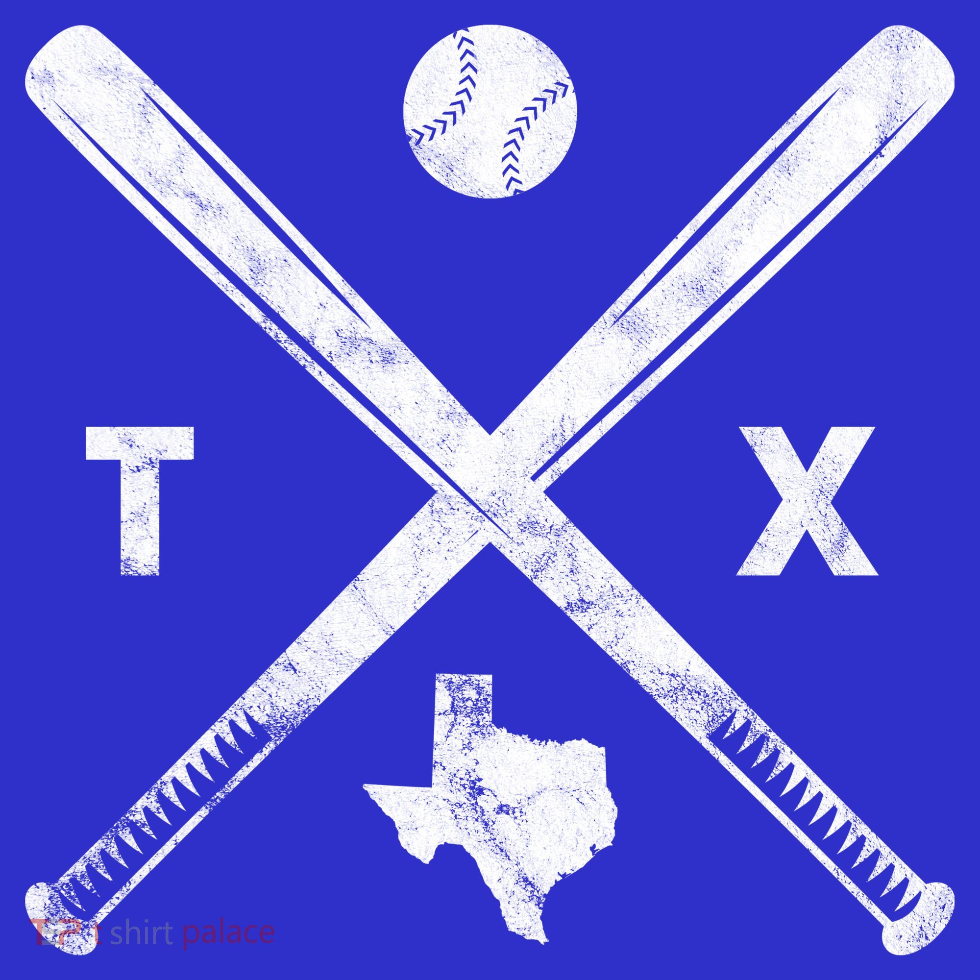 Texas Baseball Vintage Sport T-Shirt