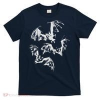 Three Bats Vintage 90s Style Bat T-Shirt thumb 0