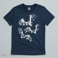 Three Bats Vintage 90s Style Bat T-Shirt thumb 5