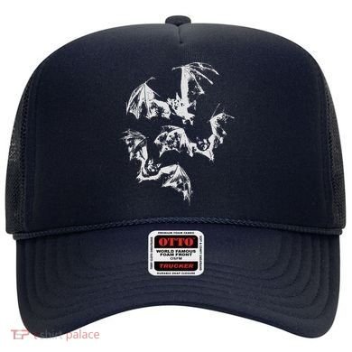 Three Bats Vintage 90s Style Bat Hat