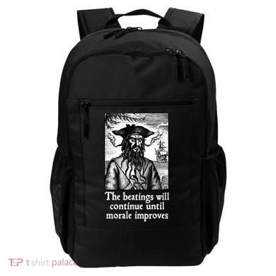 The Beatings Will Continue Until Morale Improves Backpack