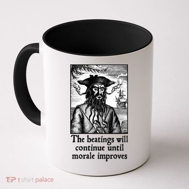 The Beatings Will Continue Until Morale Improves Coffee Mug