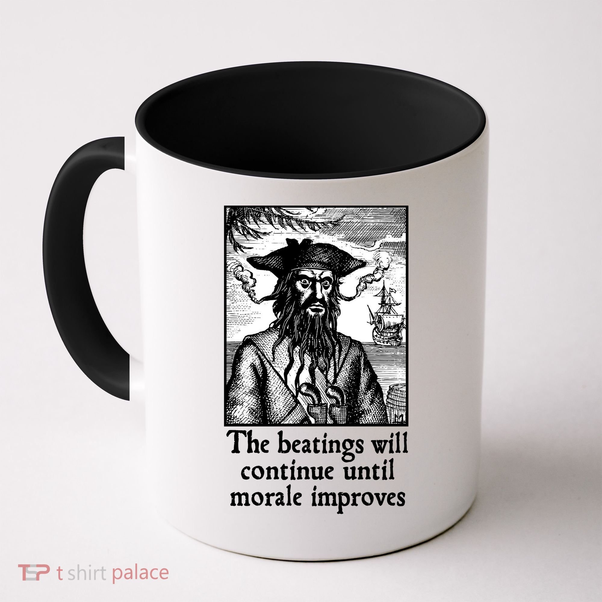 The Beatings Will Continue Until Morale Improves Coffee Mug
