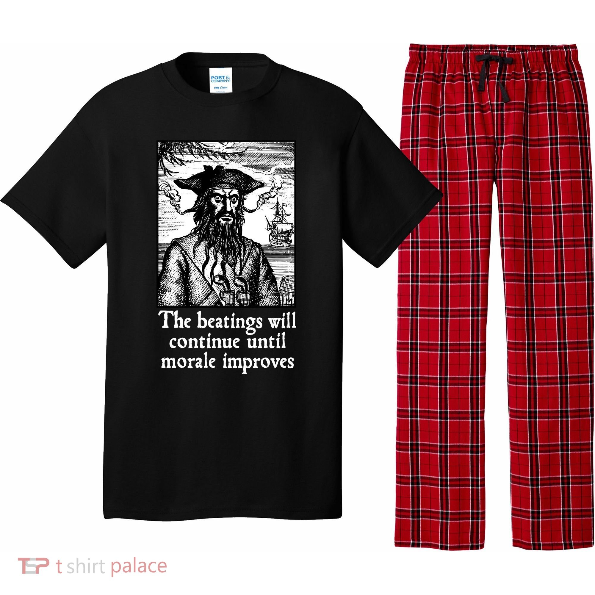 The Beatings Will Continue Until Morale Improves Pajama Set