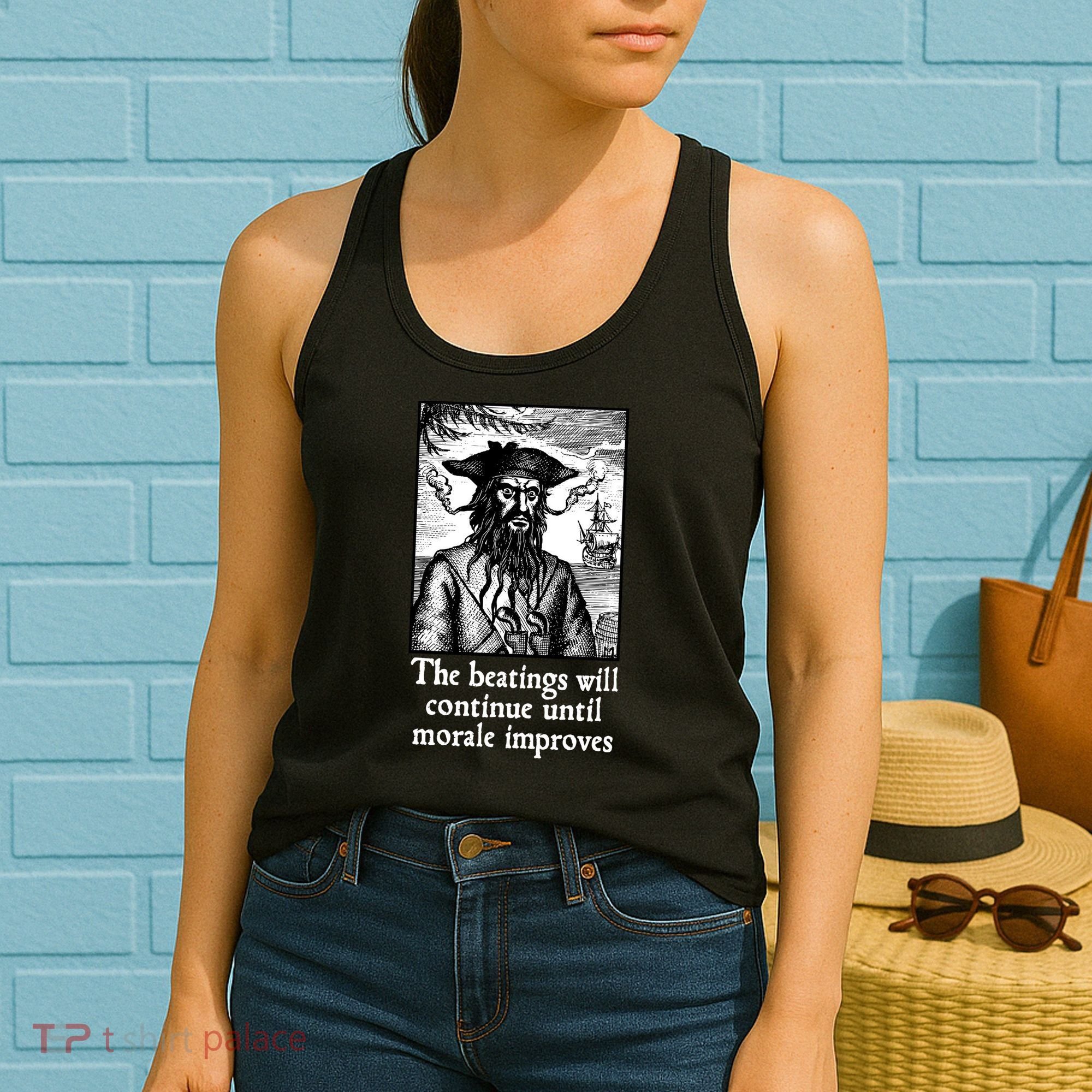 The Beatings Will Continue Until Morale Improves Women's Tank Top