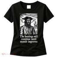 The Beatings Will Continue Until Morale Improves Women's T-Shirt thumb 0