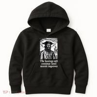 The Beatings Will Continue Until Morale Improves Kids Hoodie thumb 0