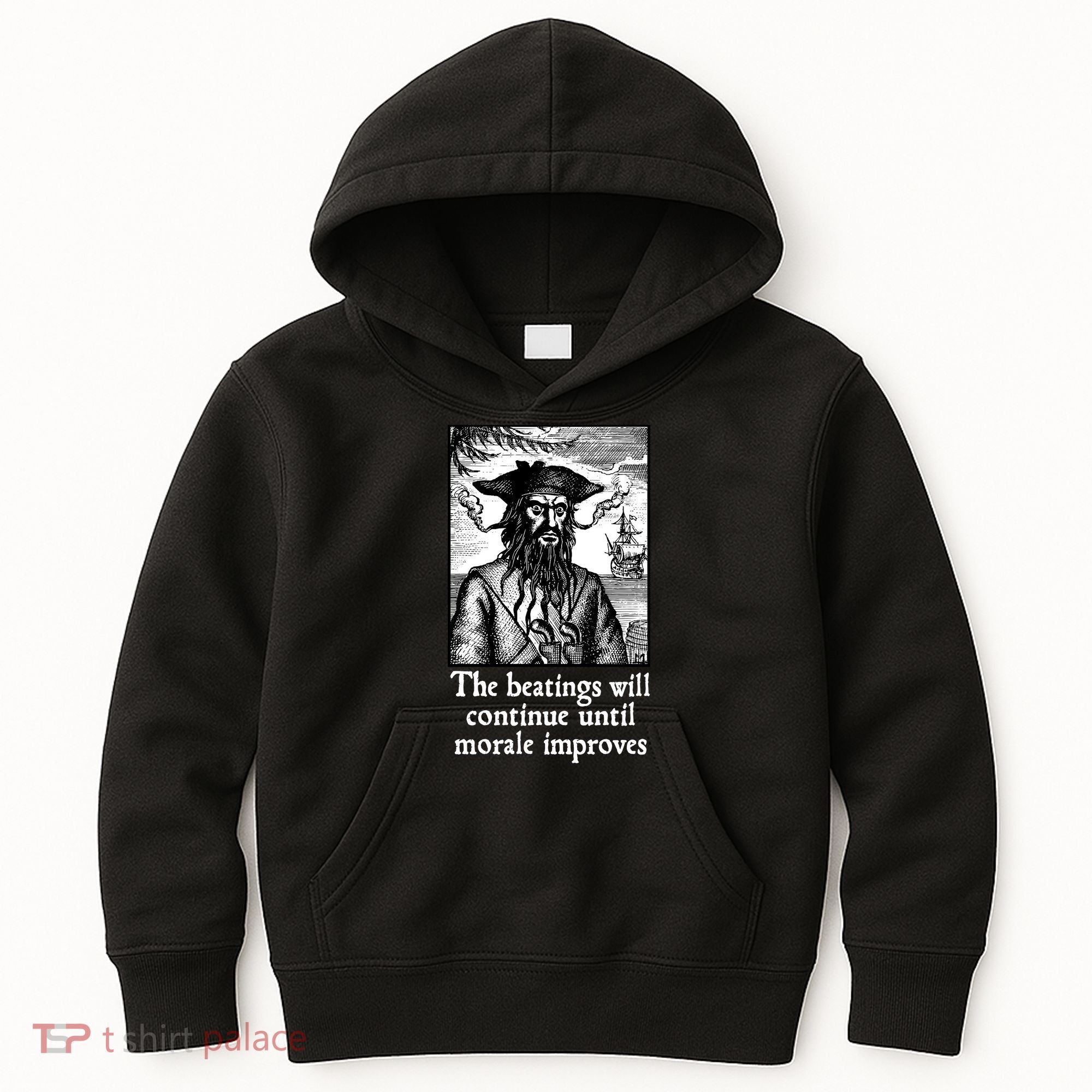 The Beatings Will Continue Until Morale Improves Kids Hoodie