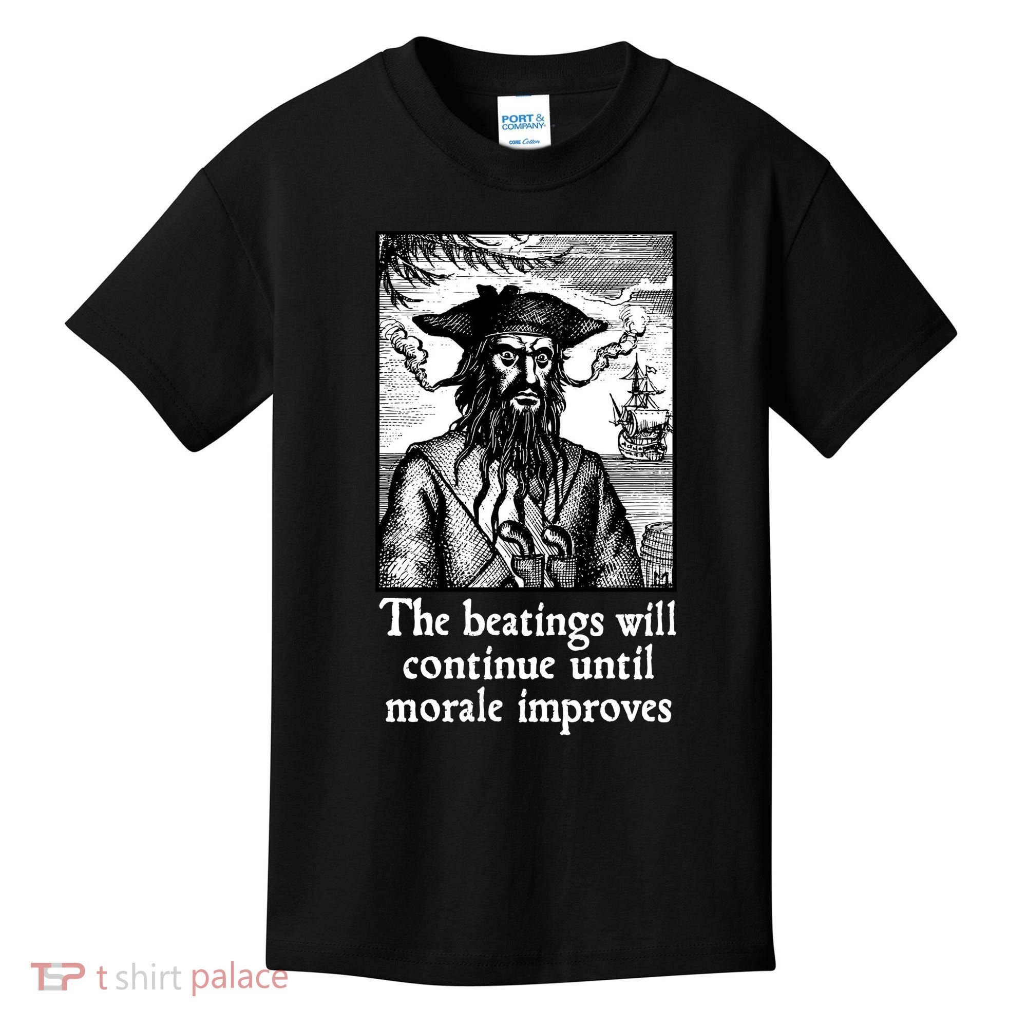 The Beatings Will Continue Until Morale Improves Kids T-Shirt
