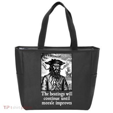 The Beatings Will Continue Until Morale Improves Tote Bag