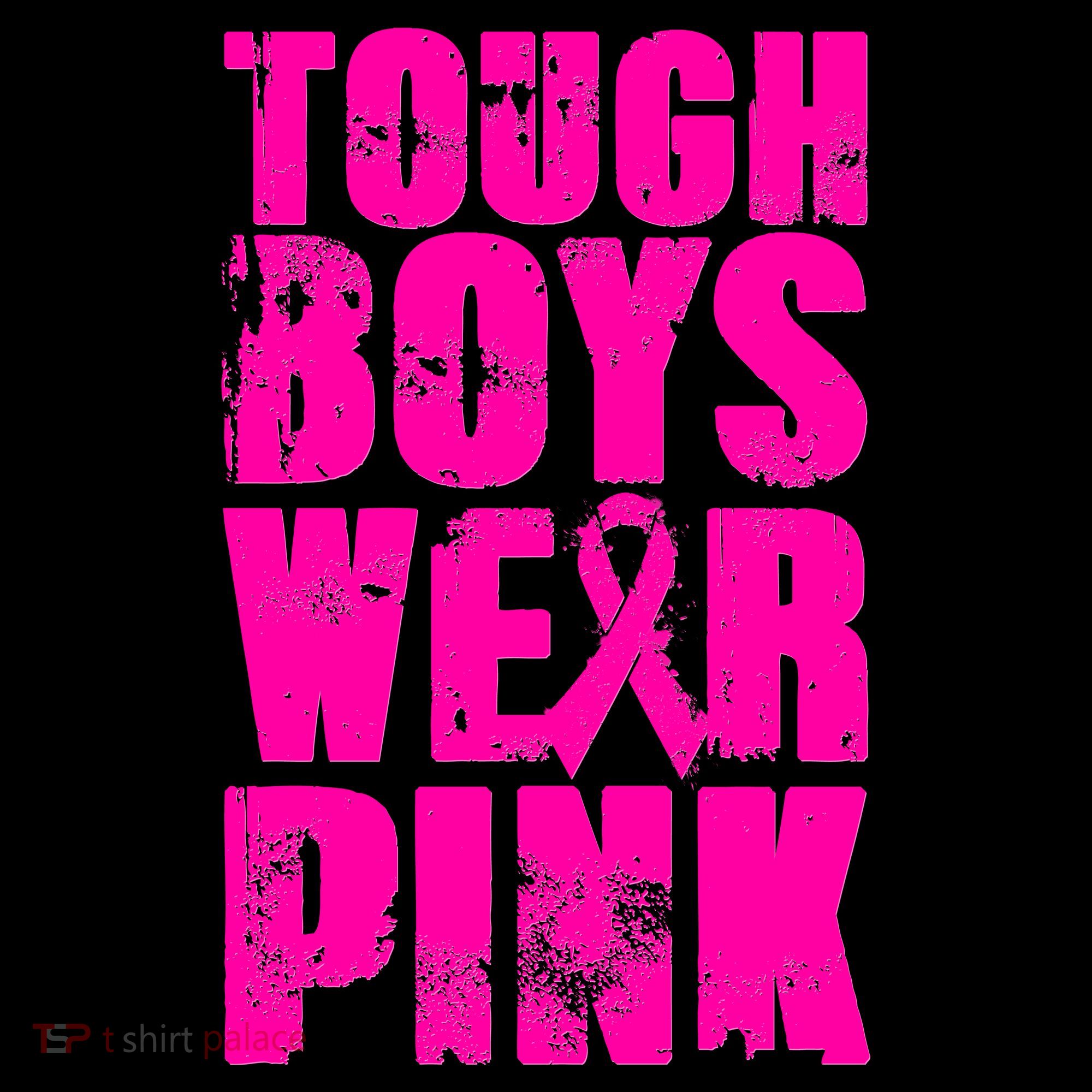 Tough Boyz Wear Pink Support Breast Cancer Awareness Coffee Mug