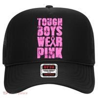 Tough Boyz Wear Pink Support Breast Cancer Awareness Hat thumb 0