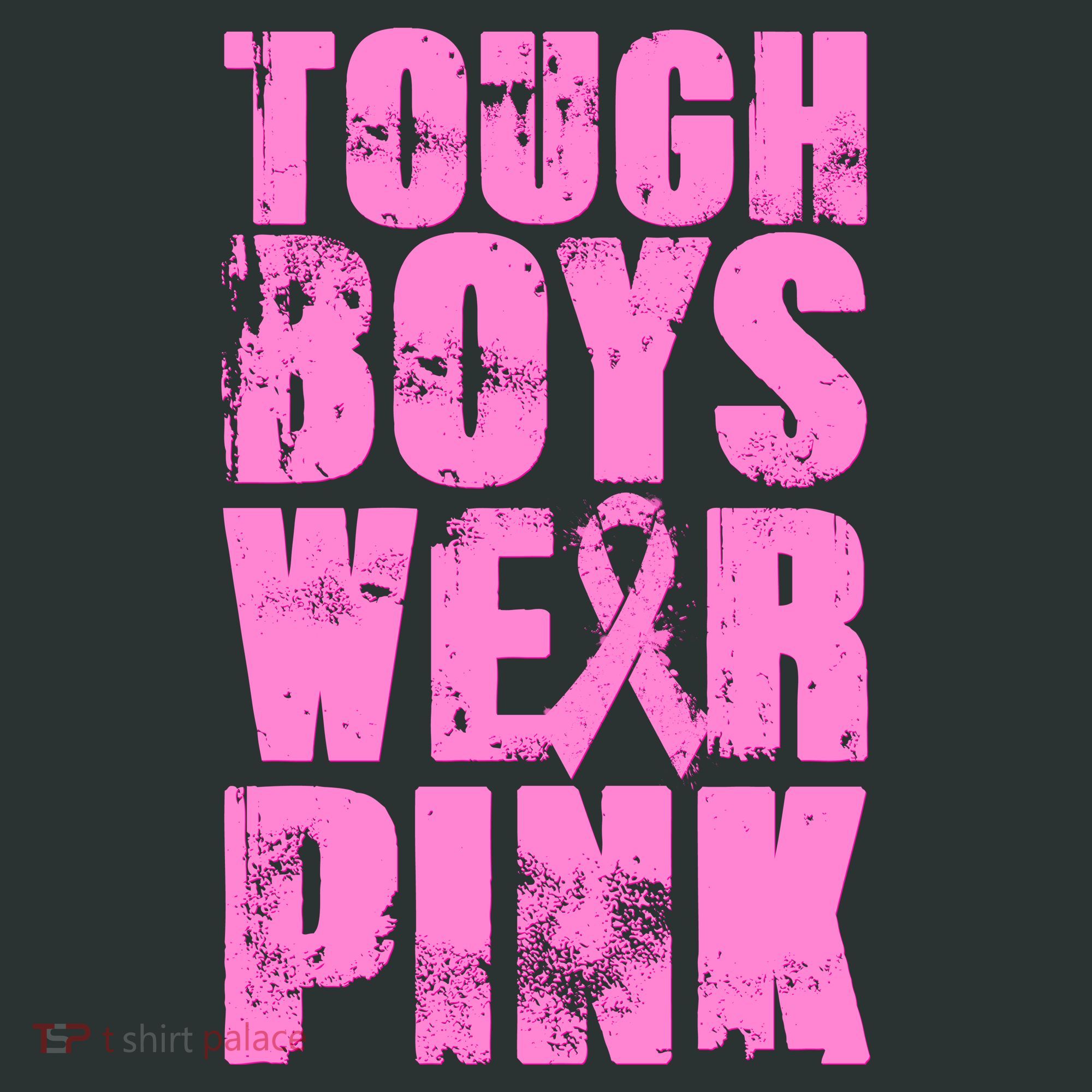 Tough Boyz Wear Pink Support Breast Cancer Awareness Sweatshirt