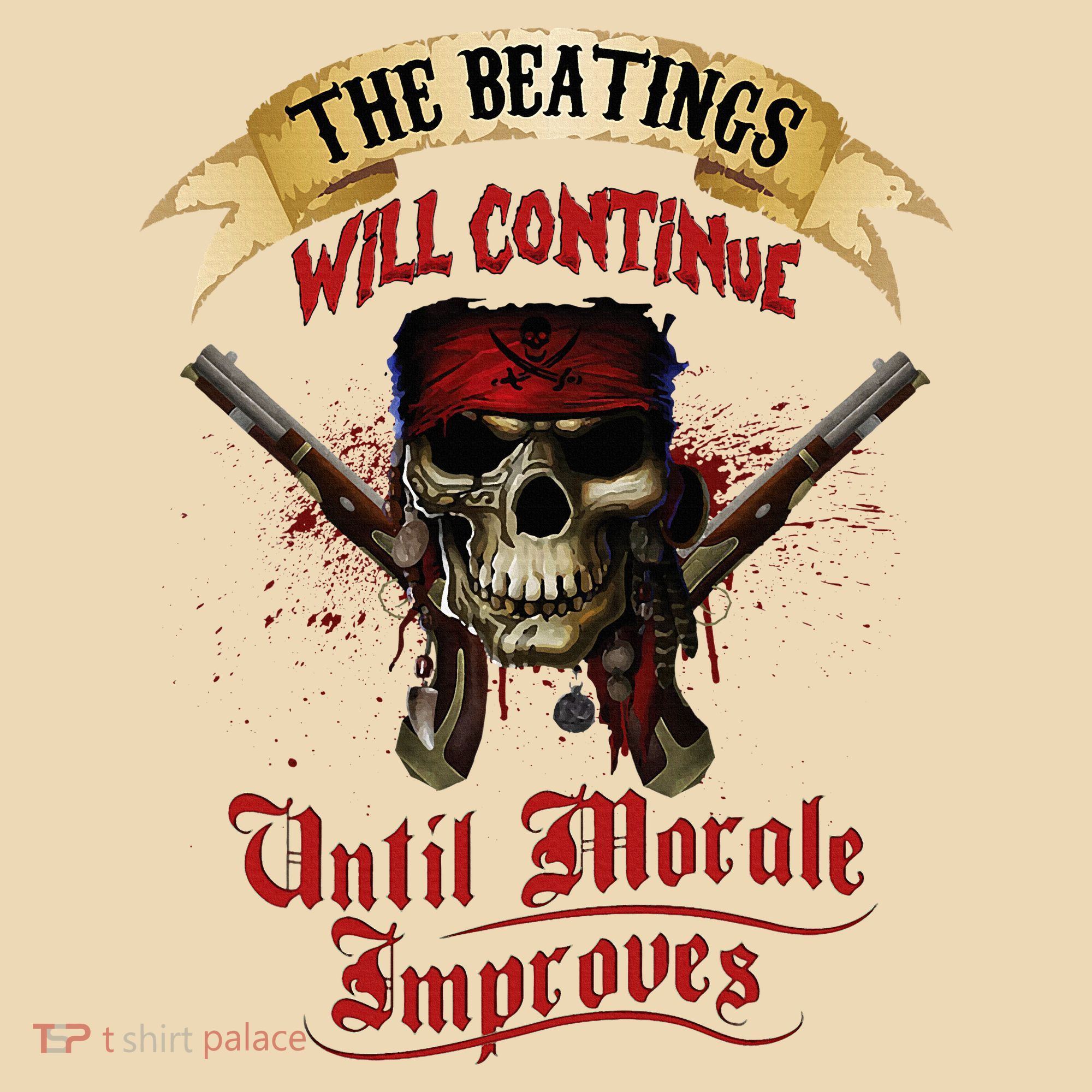The Beatings Will Continue Until Morale Improves Tote Bag