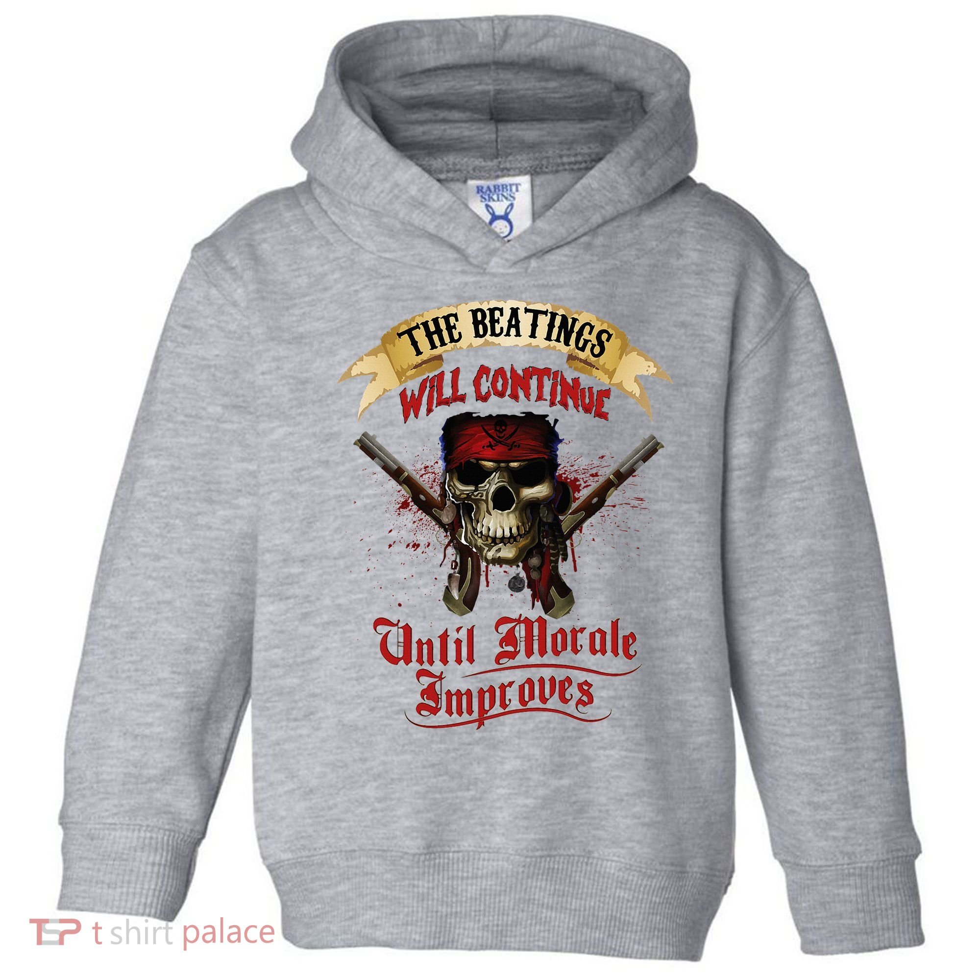 The Beatings Will Continue Until Morale Improves Toddler Hoodie