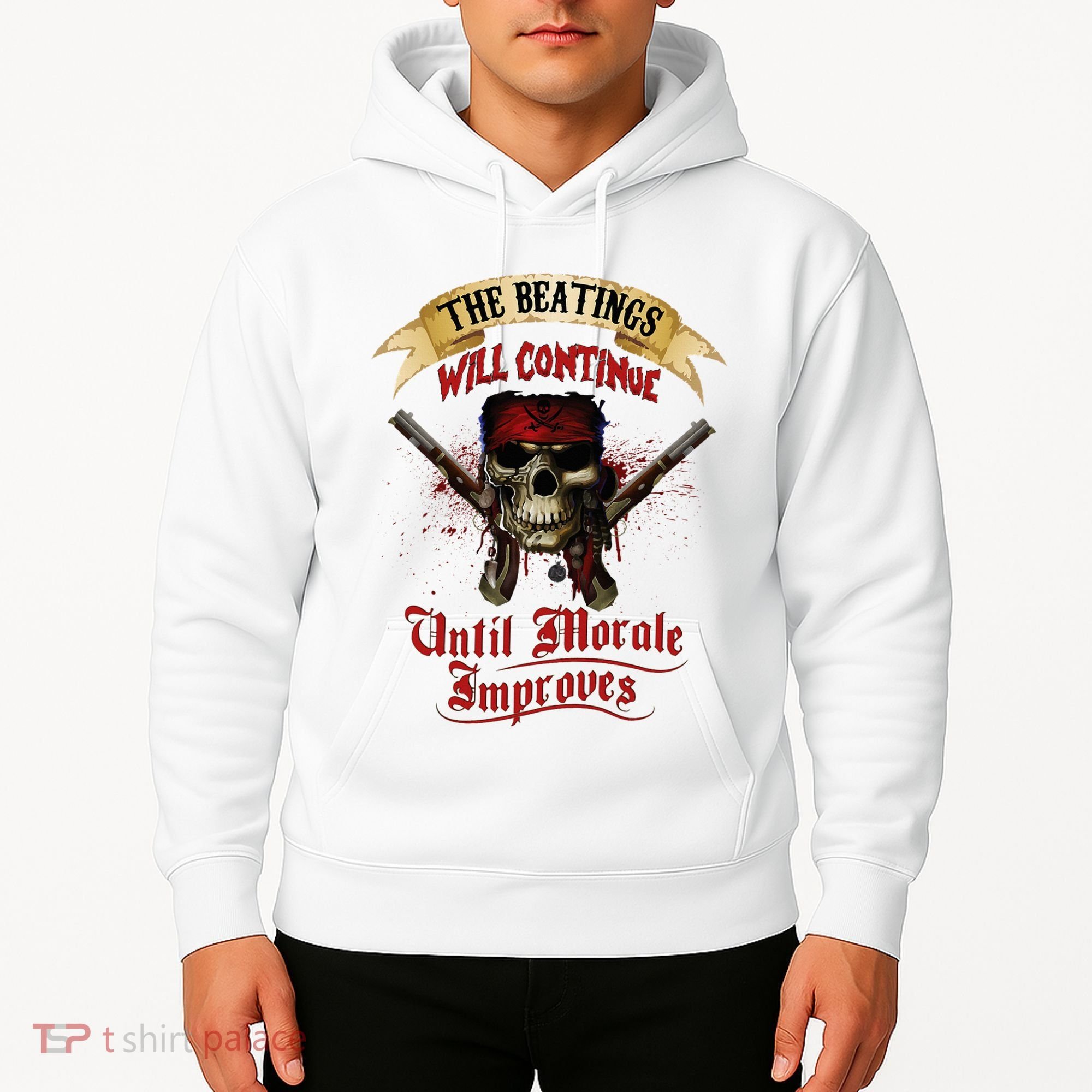The Beatings Will Continue Until Morale Improves Hoodie