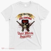 The Beatings Will Continue Until Morale Improves T-Shirt thumb 0