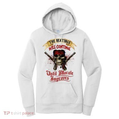 The Beatings Will Continue Until Morale Improves Women's Hoodie
