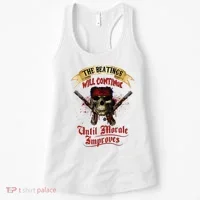 The Beatings Will Continue Until Morale Improves Women's Tank Top thumb 0