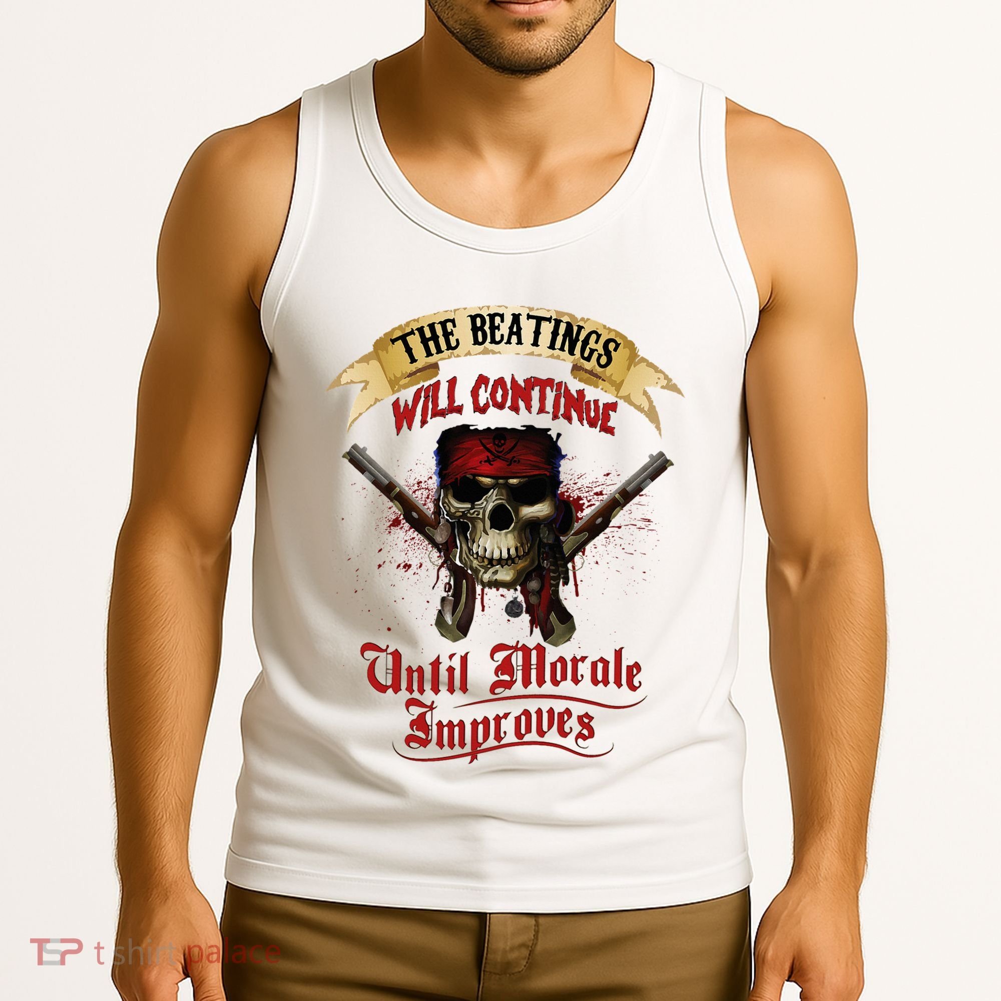 The Beatings Will Continue Until Morale Improves Tank Top