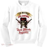 The Beatings Will Continue Until Morale Improves Kids Sweatshirt thumb 0