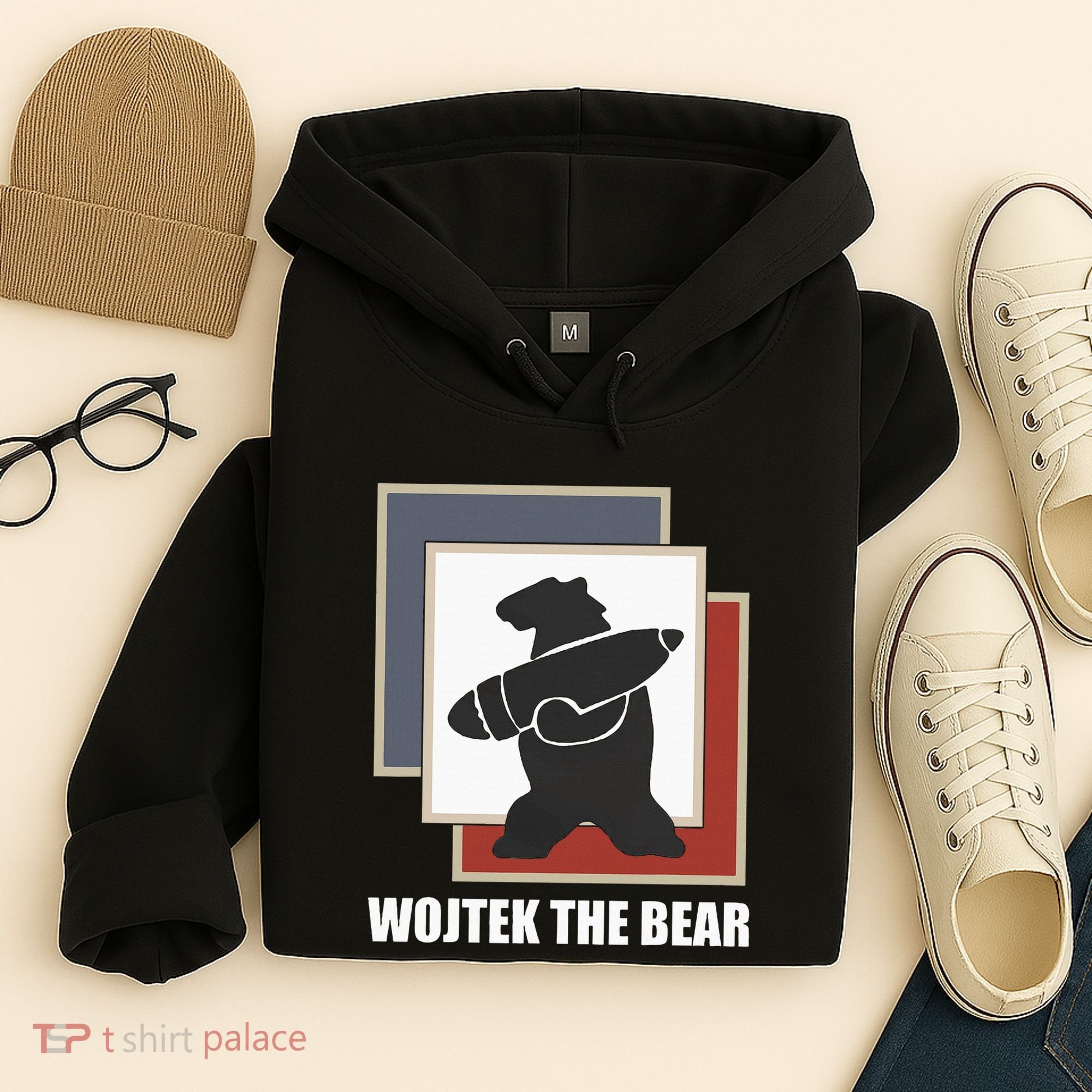 The Bear Wojtek Polish Bear Hoodie