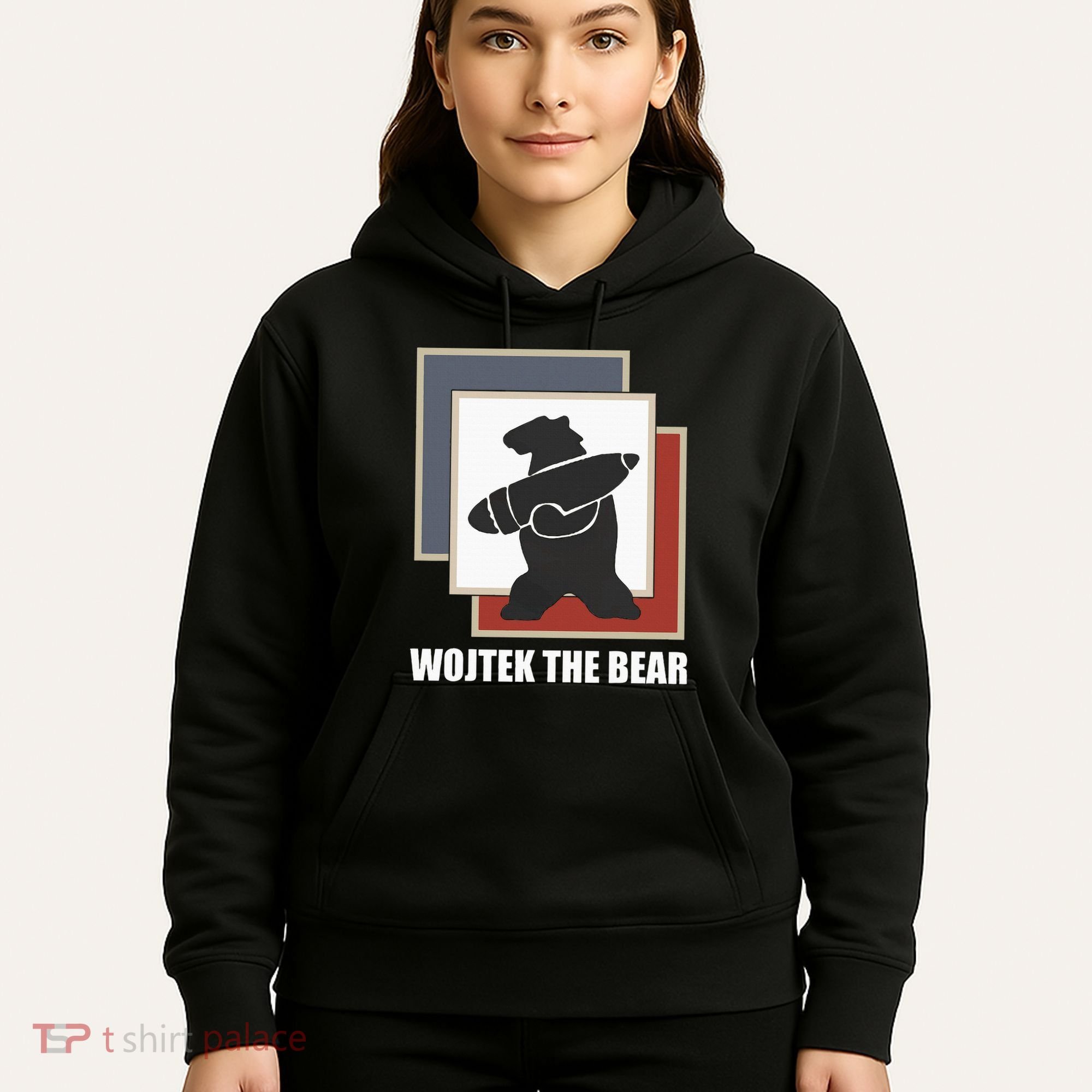 The Bear Wojtek Polish Bear Hoodie