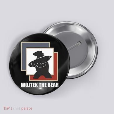 The Bear Wojtek Polish Bear Button