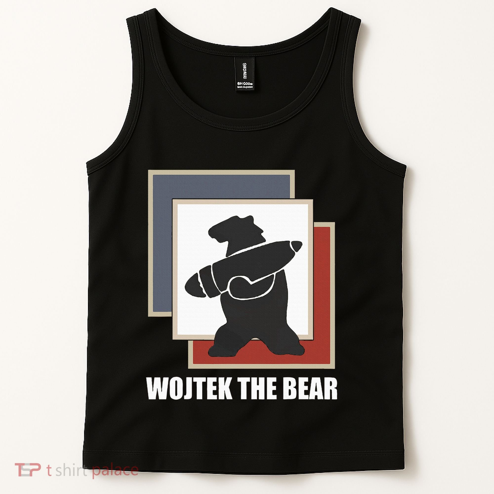 The Bear Wojtek Polish Bear Tank Top