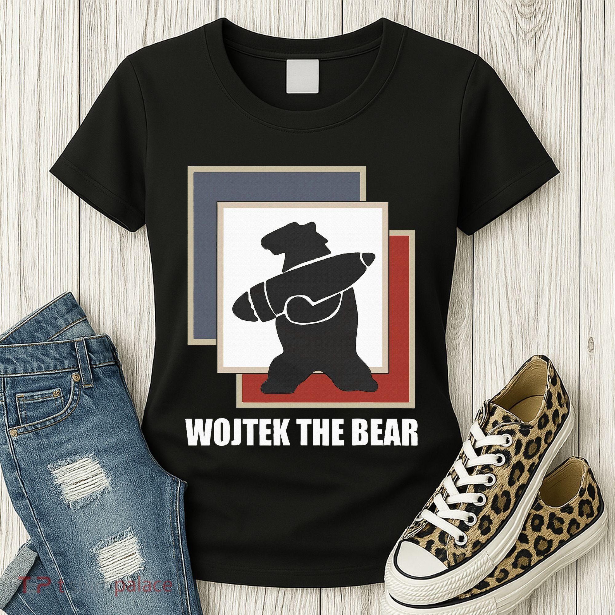 The Bear Wojtek Polish Bear Women's T-Shirt