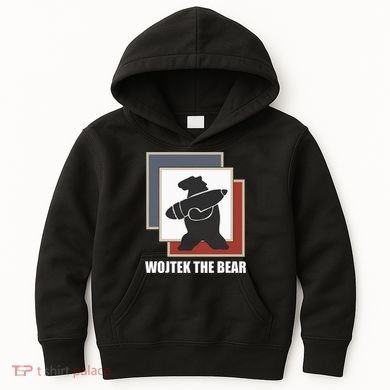 The Bear Wojtek Polish Bear Kids Hoodie