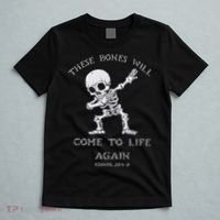 These Bones Will come to Life again Ezekiel 37:4 Bible Verse T-Shirt thumb 5