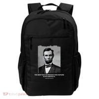 The Best Way To Predict The Future Is To Create It Abraham Lincoln Backpack thumb 0